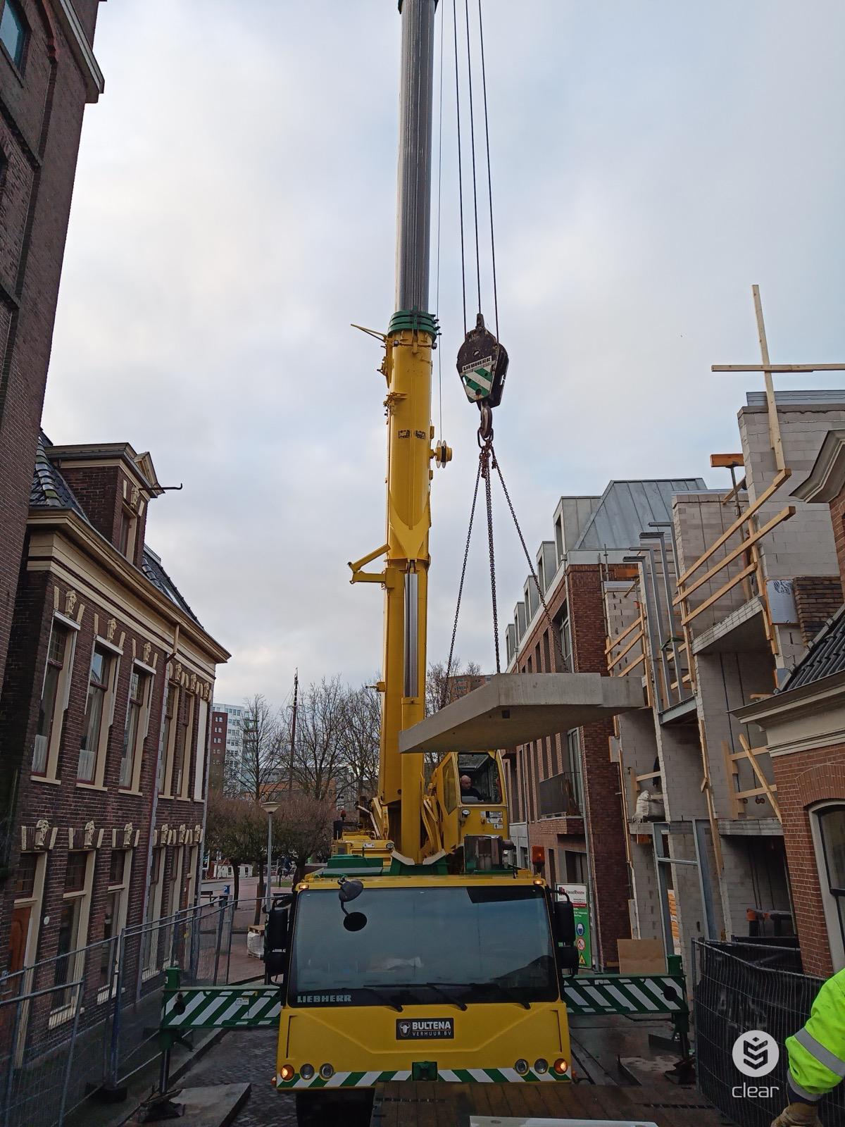 Hijswerk met mobiele kraan