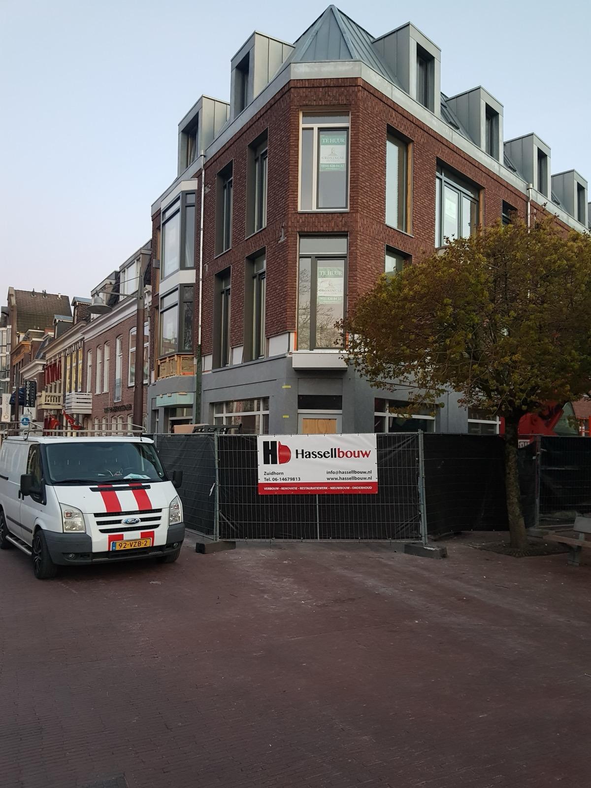 Opgeleverd hoekpand