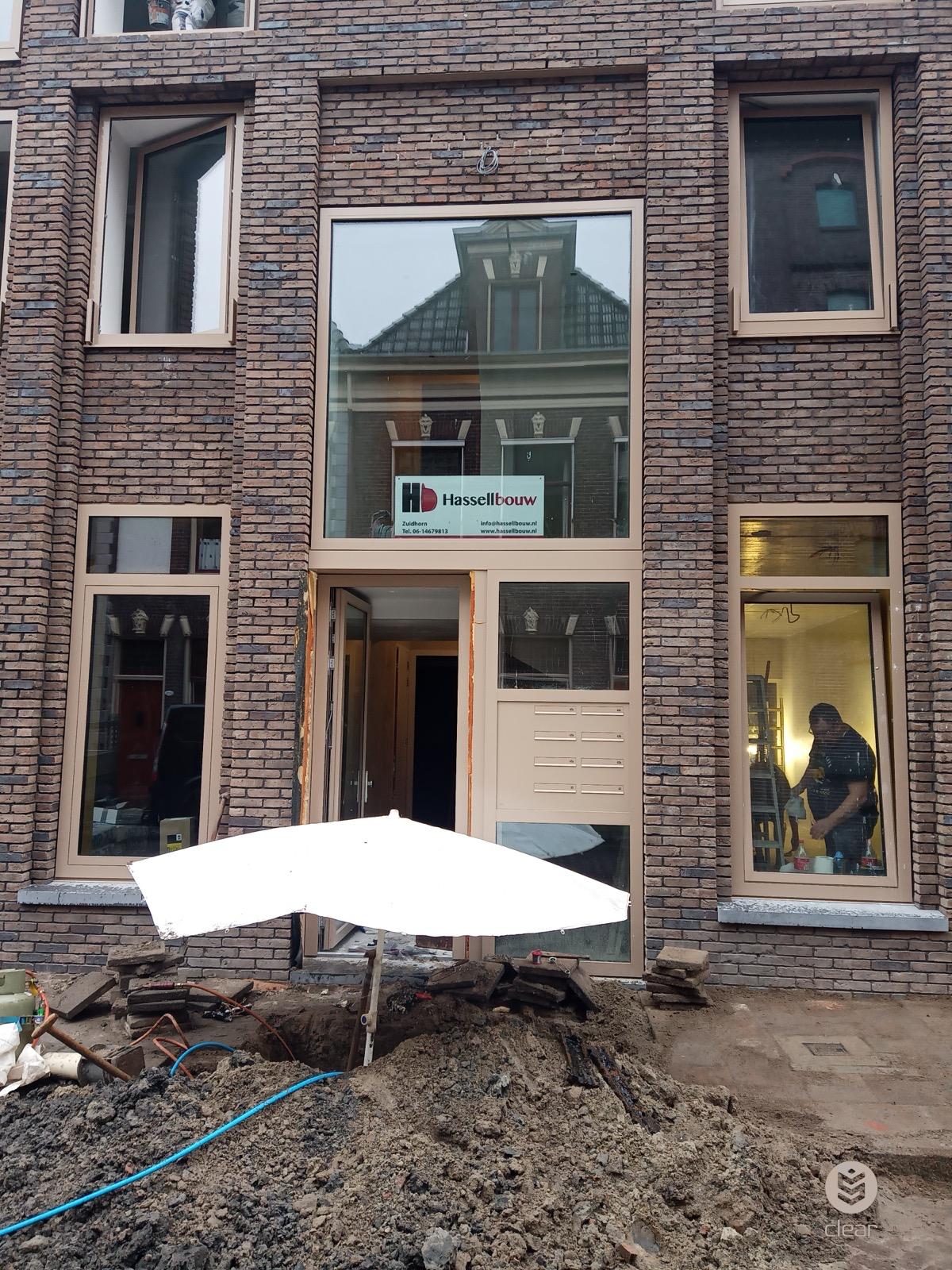 Gevelrenovatie met nieuwe pui